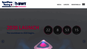 What Racingpointf1.com website looked like in 2020 (4 years ago)