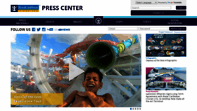 What Royalcaribbeanpresscenter.com website looked like in 2020 (4 years ago)