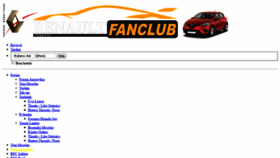 What Renaultfanclub.com website looked like in 2020 (4 years ago)