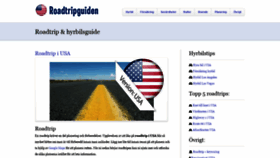 What Roadtripguiden.se website looked like in 2020 (4 years ago)