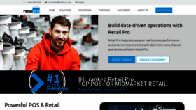 What Retailpro.com website looked like in 2020 (4 years ago)