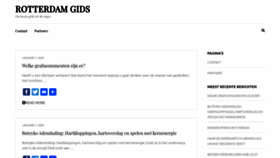What Rotterdam-gids.nl website looked like in 2020 (6 years ago)