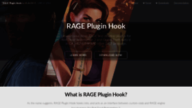 What Ragepluginhook.net website looked like in 2020 (5 years ago)