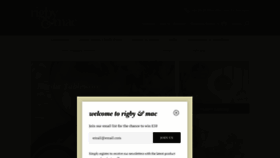 What Rigbyandmac.com website looked like in 2020 (4 years ago)