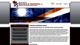 What Reedersimpson.com website looked like in 2020 (4 years ago)