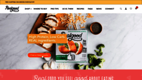 What Realgoodfoods.com website looked like in 2020 (4 years ago)