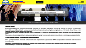 What Rucecuador.com website looked like in 2020 (4 years ago)