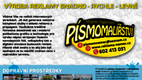What Reklama-nemec.cz website looked like in 2020 (4 years ago)
