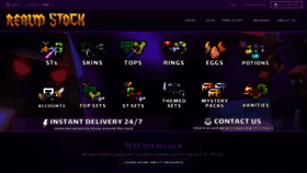 What Realmstock.com website looked like in 2020 (4 years ago)