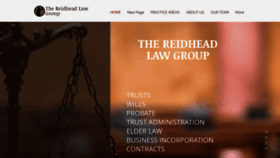 What Reidheadlaw.net website looked like in 2020 (4 years ago)