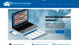 What Rentalcarmanager.com website looked like in 2020 (4 years ago)