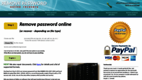 What Remove-password.com website looked like in 2020 (4 years ago)