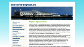 What Reiseinfos-brighton.de website looked like in 2020 (4 years ago)