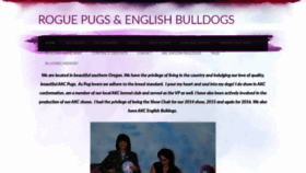 What Roguepugs.com website looked like in 2020 (4 years ago)