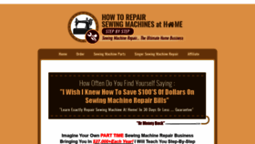 What Repairsewingmachine.com website looked like in 2020 (4 years ago)