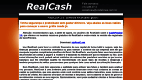 What Realcash.com.br website looked like in 2020 (4 years ago)