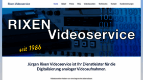 What Rixen-video.de website looked like in 2020 (4 years ago)