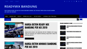 What Readymixbandung.com website looked like in 2020 (4 years ago)