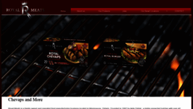 What Royalmeats.com website looked like in 2020 (4 years ago)