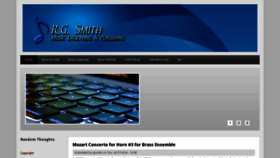 What Rgsmithmusic.com website looked like in 2020 (4 years ago)