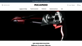 What Ricardoluggage.com website looked like in 2020 (4 years ago)