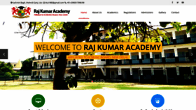 What Rajkumaracademy.com website looked like in 2020 (5 years ago)