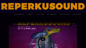 What Reperkusound.com website looked like in 2020 (4 years ago)