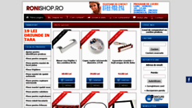 What Ronishop.ro website looked like in 2020 (4 years ago)
