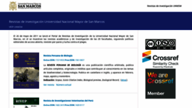 What Revistasinvestigacion.unmsm.edu.pe website looked like in 2020 (4 years ago)