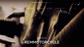 What Remmotorcycle.co website looked like in 2020 (4 years ago)
