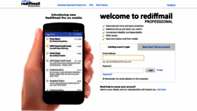 What Rediffmailpro.net website looked like in 2020 (4 years ago)