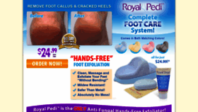 What Royalpedi.com website looked like in 2020 (4 years ago)