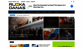 What Rijekadanas.com website looked like in 2020 (4 years ago)