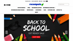 What Recompute.com website looked like in 2020 (4 years ago)