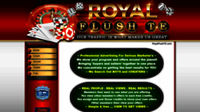 What Royalflushte.com website looked like in 2020 (4 years ago)