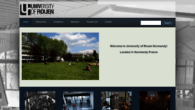 What Rouenuniversity.univ-rouen.fr website looked like in 2020 (4 years ago)