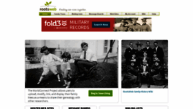 What Rootsweb.com website looked like in 2020 (5 years ago)