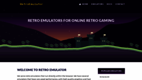 What Retroemulator.com website looked like in 2020 (4 years ago)