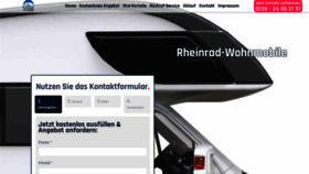 What Rheinrad-wohnmobile.de website looked like in 2020 (4 years ago)