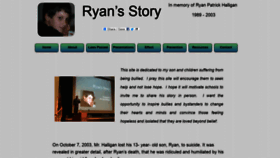 What Ryanpatrickhalligan.org website looked like in 2020 (4 years ago)