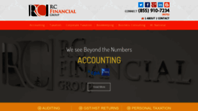 What Rcfinancialgroup.com website looked like in 2020 (4 years ago)