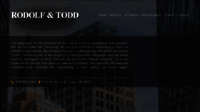 What Rodolftodd.com website looked like in 2020 (4 years ago)
