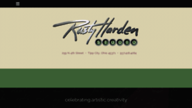 What Rustyharden.com website looked like in 2020 (4 years ago)