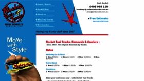What Rocketremovals.com.au website looked like in 2020 (4 years ago)