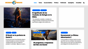 What Recursos-biblicos.com website looked like in 2020 (4 years ago)