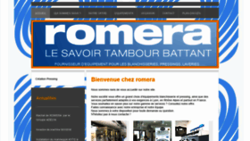 What Romera-blanchisserie.fr website looked like in 2020 (4 years ago)