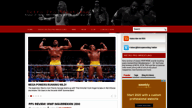 What Retroprowrestling.com website looked like in 2020 (4 years ago)