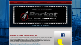 What Rocketmachineworksinc.com website looked like in 2020 (4 years ago)
