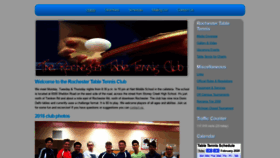 What Rochestermitabletennis.com website looked like in 2020 (4 years ago)
