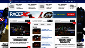 What Racerxonline.com website looked like in 2020 (4 years ago)